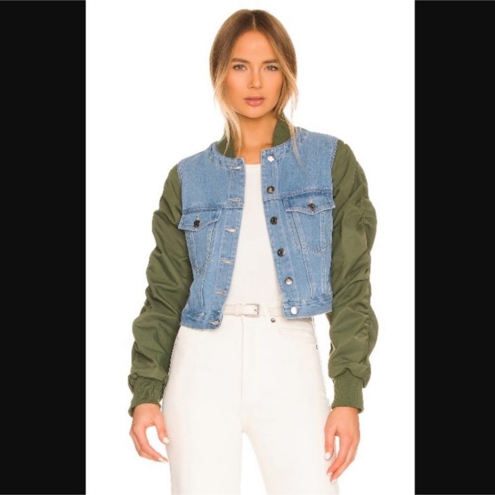 Veronica Beard Denim Emelia Combo Jacket Sz XS